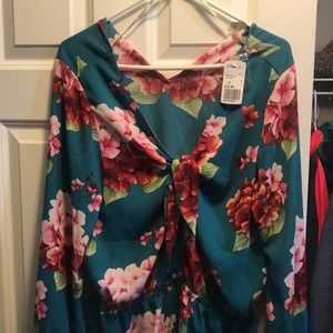 Forever 21 Floral Romper